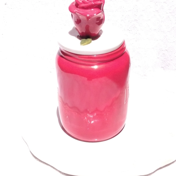 NWOT Rae Dunn Disney “Til The Last Petal Falls” Canister Beauty And The Beast - Picture 5 of 8